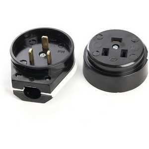 Изображение товара Розетка накладная с вилкой с заземлением для плит Stekker 39017