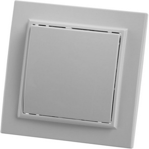 Изображение товара Выключатель встраиваемый одноклавишный (белый) Stekker Эрна 39043