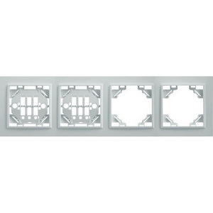 Изображение товара Рамка на 4 поста (белый) Stekker Эрна 39057