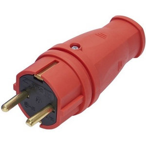 Изображение товара Вилка прямая с заземлением IP44 Stekker Одри 39160