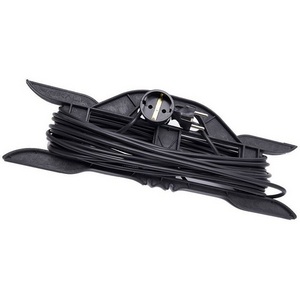 Изображение товара Удлинитель одноместный с заземлением 10 метров на рамке Stekker Home 39223