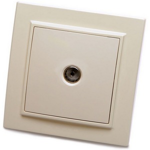 Изображение товара ТВ-розетка встраиваемая (слоновая кость) Stekker Эрна 39234