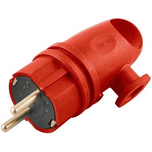 Изображение товара Вилка угловая с заземлением IP44 Stekker Одри 39253