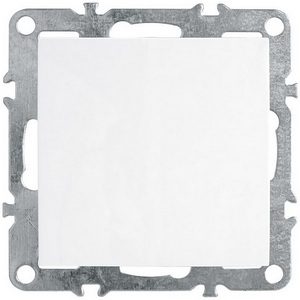 Изображение товара Выключатель встраиваемый одноклавишный (белый) Stekker Эрна 39311