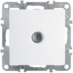 Изображение товара ТВ-розетка встраиваемая (белый) Stekker Эрна 39315