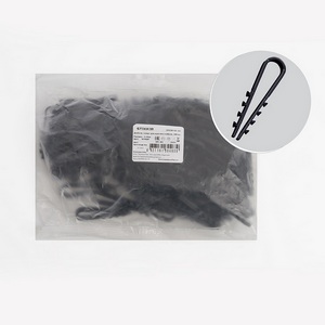 Изображение товара Дюбель-хомут для круглого кабеля (5-10мм) черный 100 шт. Stekker 39334