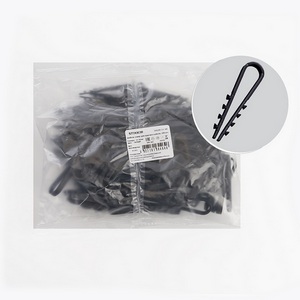 Изображение товара Дюбель-хомутдля круглого кабеля (11-18мм) черный 100 шт. Stekker 39335