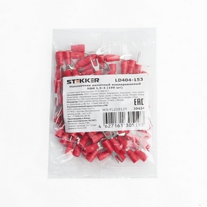 Изображение товара Наконечник-вилка 100 шт. Stekker 39424