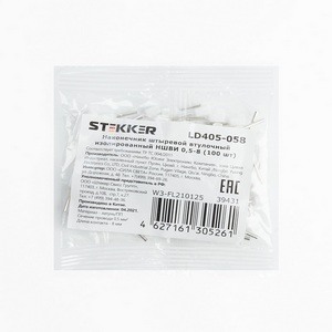 Изображение товара Наконечник-гильза 100 шт. Stekker 39431