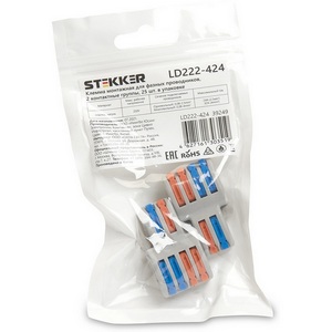 Изображение товара Клемма рычажковая Stekker 39488