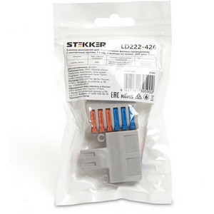 Изображение товара Клемма рычажковая Stekker 39489