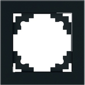 Изображение товара Рамка на 1 пост (черный) Stekker Катрин 39518