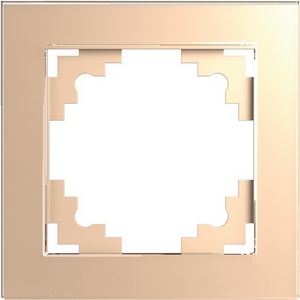 Изображение товара Рамка на 1 пост (шампань) Stekker Катрин 39527