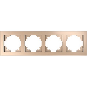 Изображение товара Рамка на 4 поста (шампань) Stekker Катрин 39530
