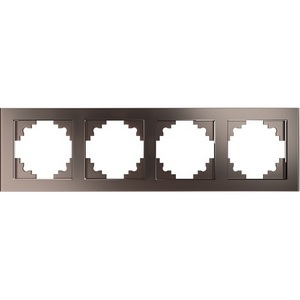 Изображение товара Рамка на 4 поста (коричневый) Stekker Катрин 39538