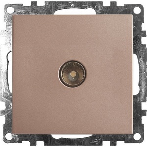 Изображение товара ТВ-розетка встраиваемая (шампань) Stekker Катрин 39600