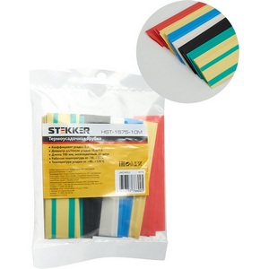 Изображение товара Трубка термоусадочная 100 мм 21 шт. Stekker 39716