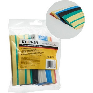 Изображение товара Трубка термоусадочная 100 мм 21 шт. Stekker 39717