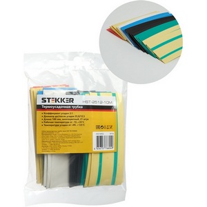 Изображение товара Трубка термоусадочная 100 мм 21 шт. Stekker 39718