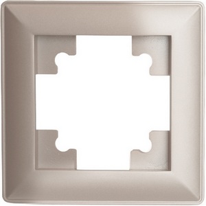 Изображение товара Рамка на 1 пост (шампань) Stekker Катрин 39802