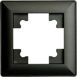 Изображение товара Рамка на 1 пост (черный) Stekker Катрин 39812