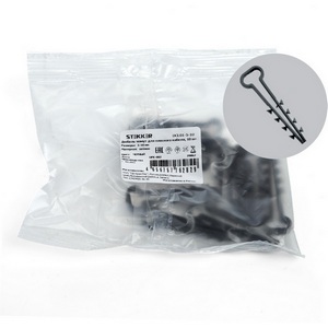 Изображение товара Дюбель-хомут для плоского кабеля (5-10мм) черный 10 шт. Stekker 39862