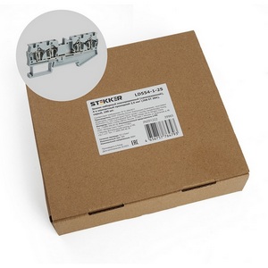 Изображение товара Зажим пружинный 4-х проводной проходной ЗНИ 2,5 мм2 Stekker 39965