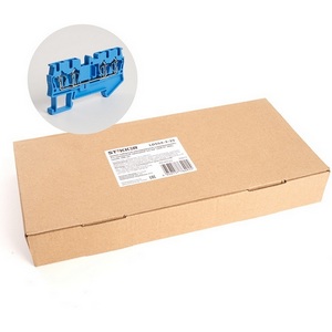 Изображение товара Зажим пружинный 4-х проводной проходной ЗНИ 2,5 мм2 Stekker 39971