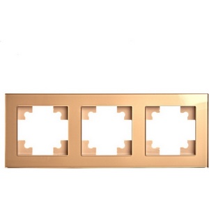 Изображение товара Рамка на 3 поста (золото) Stekker Катрин 49036