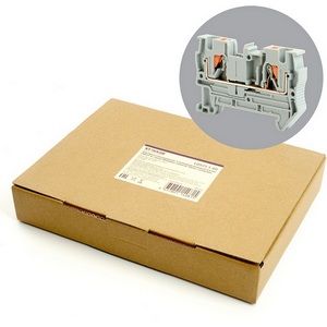 Изображение товара Зажим пружинный 2-х проводной проходной Stekker 49242