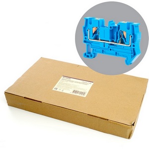 Изображение товара Зажим пружинный 3-х проводной проходной Stekker 49252