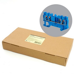 Изображение товара Зажим пружинный 4-х проводной проходной Stekker 49253