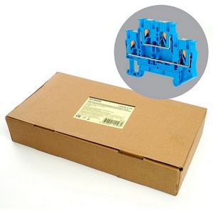 Изображение товара Зажим пружинный 4-х проводной проходной Stekker 49255