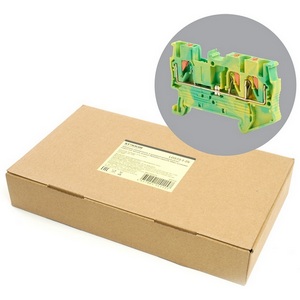 Изображение товара Зажим пружинный 3-х проводной проходной Stekker 49259