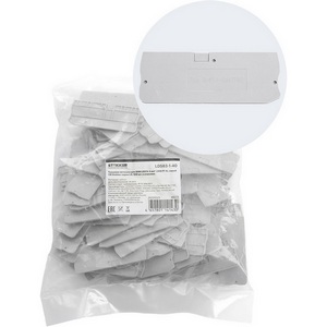 Изображение товара Торцевая заглушка для ЗНИ (серый) Stekker 49273