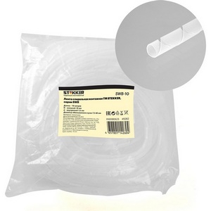 Изображение товара Лента спиральная монтажная диаметр пучка 7,5-60 мм 10 метров (белый) Stekker 49282