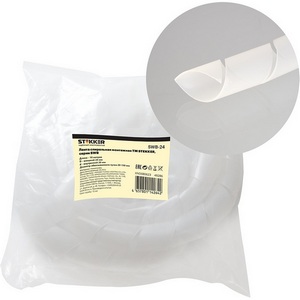 Изображение товара Лента спиральная монтажная диаметр пучка 20-130 мм 10 метров (белый) Stekker 49286