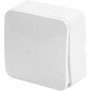 Изображение товара Выключатель накладной одноклавишный (белый) Stekker София 49287