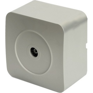 Изображение товара ТВ-розетка накладная (серебро) Stekker София 49323