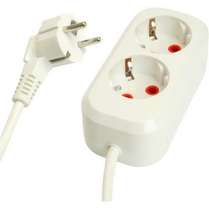 Изображение товара Удлинитель 2-х местный 3 метра с заземлением Stekker Home 49340