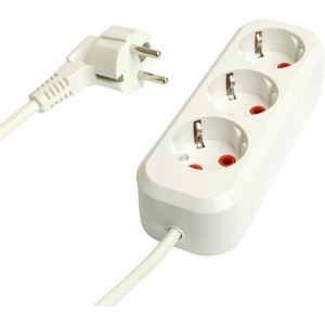 Изображение товара Удлинитель 4-х местный 3 метра с заземлением Stekker Home 49351