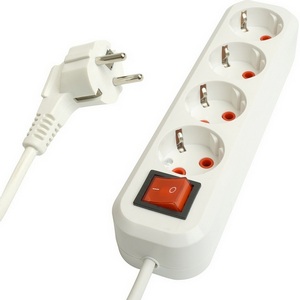 Изображение товара Удлинитель 4-х местный 7 метров с заземлением Stekker Home 49361