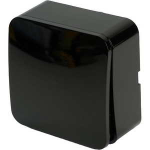 Изображение товара Переключатель накладной одноклавишный (черный) Stekker София 49387