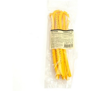 Изображение товара Набор кабель-маркеров L,N,PE" для провода сеч. до 6мм2 6 отрез. по 30 шт. Stekker 49395"