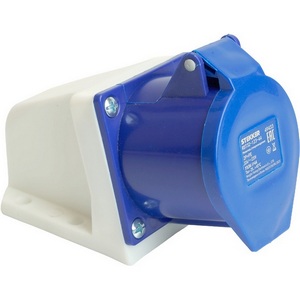 Изображение товара Розетка с защитной крышкой IP44 Stekker ST 49433