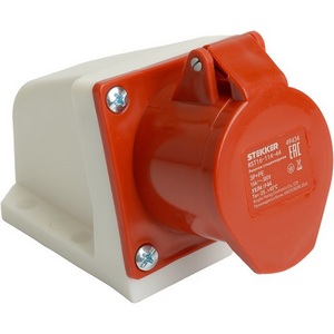 Изображение товара Розетка с защитной крышкой IP44 Stekker ST 49434