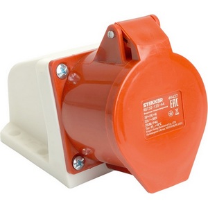 Изображение товара Розетка с защитной крышкой IP44 Stekker ST 49437