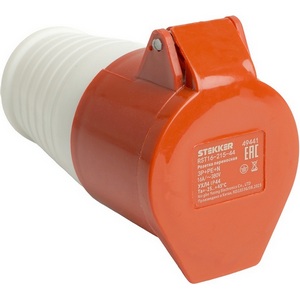 Изображение товара Розетка с защитной крышкой IP44 Stekker ST 49441