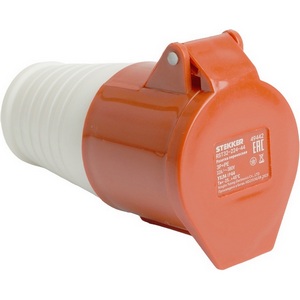 Изображение товара Розетка с защитной крышкой IP44 Stekker ST 49442