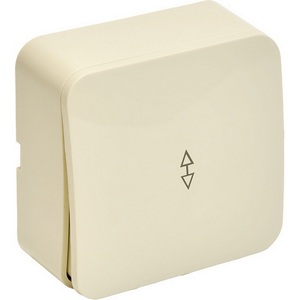 Изображение товара Переключатель накладной одноклавишный (слоновая кость) Stekker София 49478